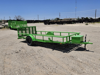 New 2024 Load Trail 14' Single Axle Utility w/ Gate and Toolbox