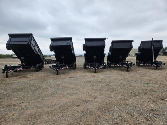 New 2024 Load Trail 14'14K Dump Trailer w/ Hydraulic Jack