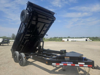 New 2024 Load Trail 14'14K Dump Trailer w/ Hydraulic Jack