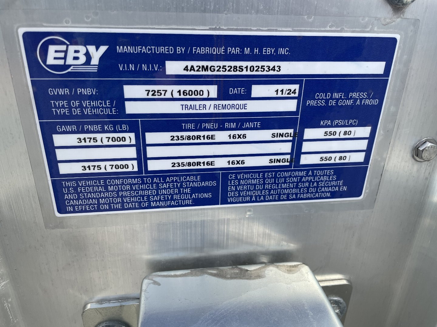 New 2025 EBY Trailers GN16 Deckover Trailer