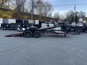 New 2025 BWISE THS17 82x22 17.6K Split Deck Tilt Trailer
