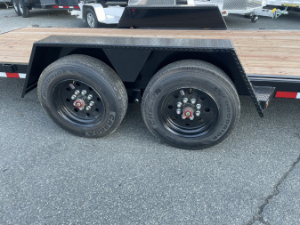 New 2025 BWISE THS17 82x22 17.6K Split Deck Tilt Trailer