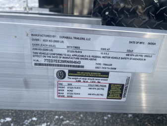 New 2024 Durabull DBET7X16TA Cargo / Enclosed Trailer