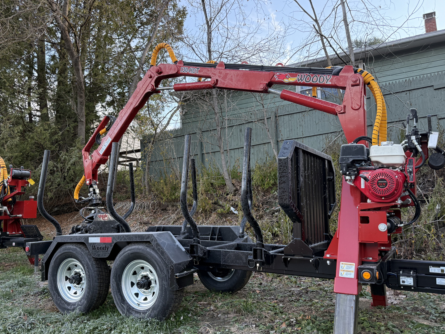 New 2025 Woody 130HD-T LOG TRAILER ON-ROAD