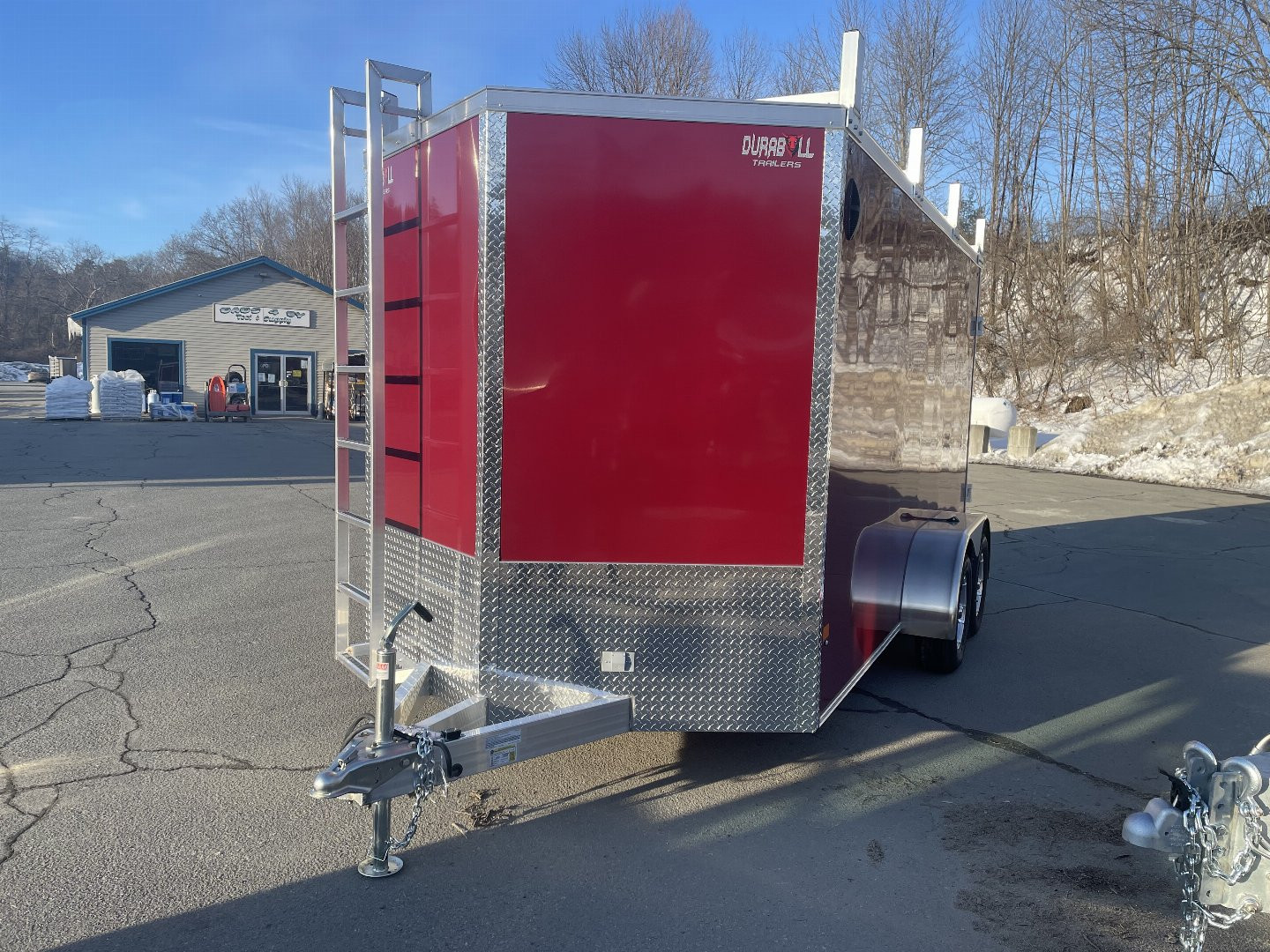 New 2025 Durabull 7X14 TA Contractor Trailer 6'6" Height