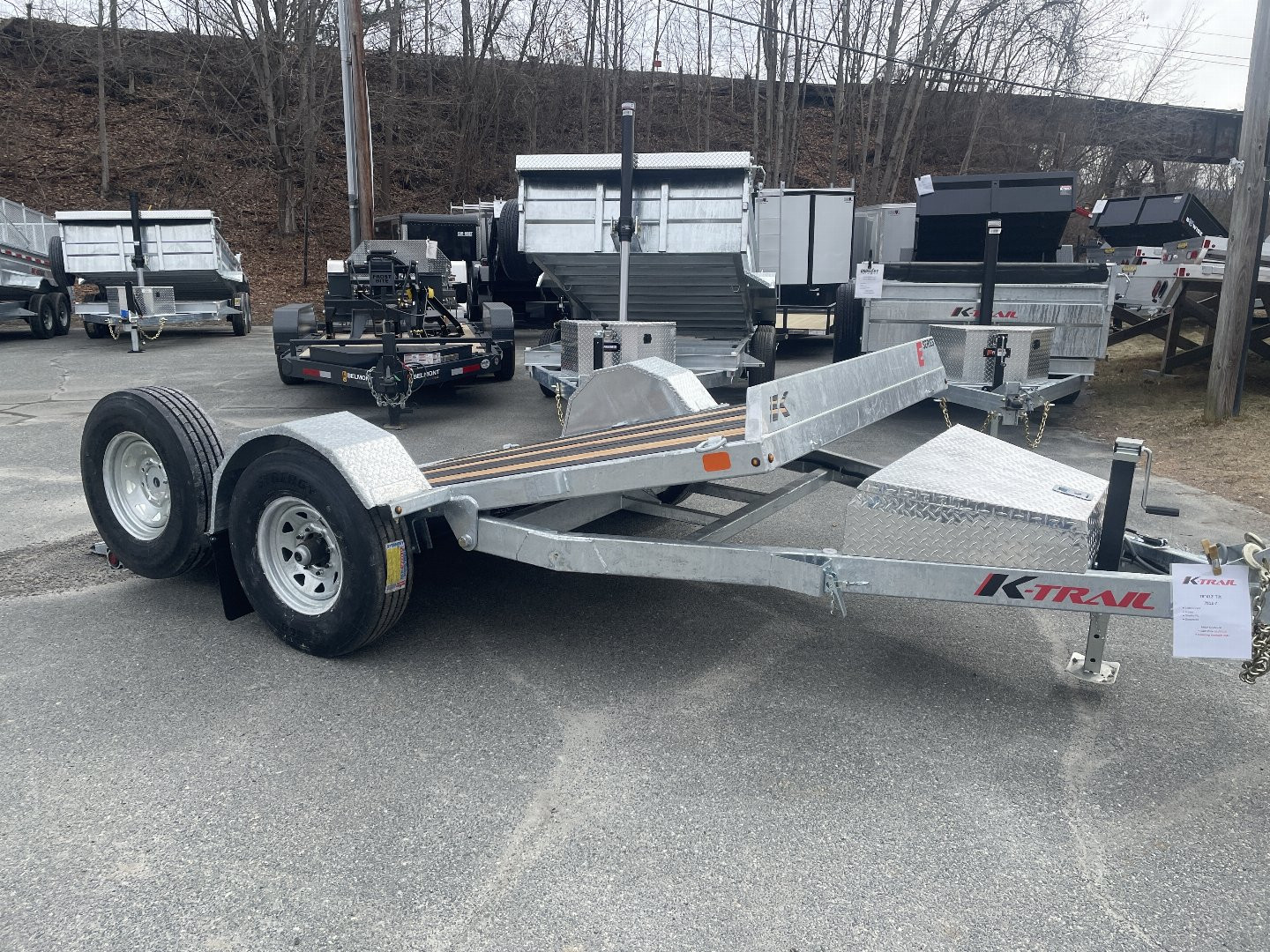 New 2024 K-Trail TI7812-S7 Tilt Trailer