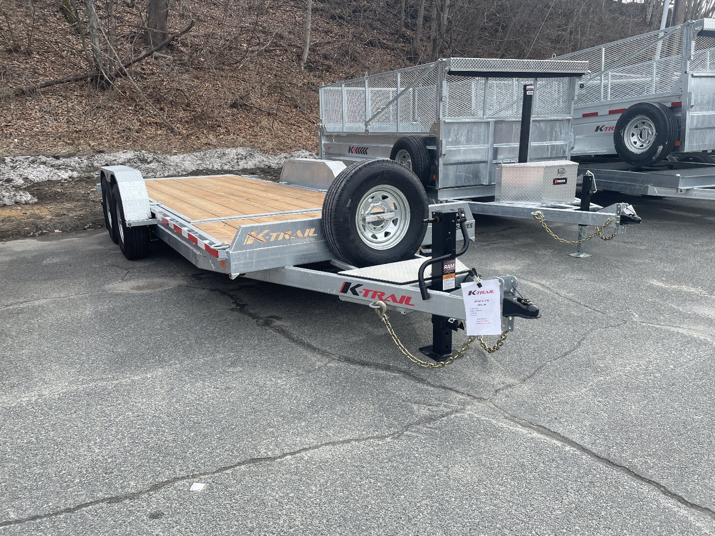 New 2024 K-Trail Tilt Trailer
