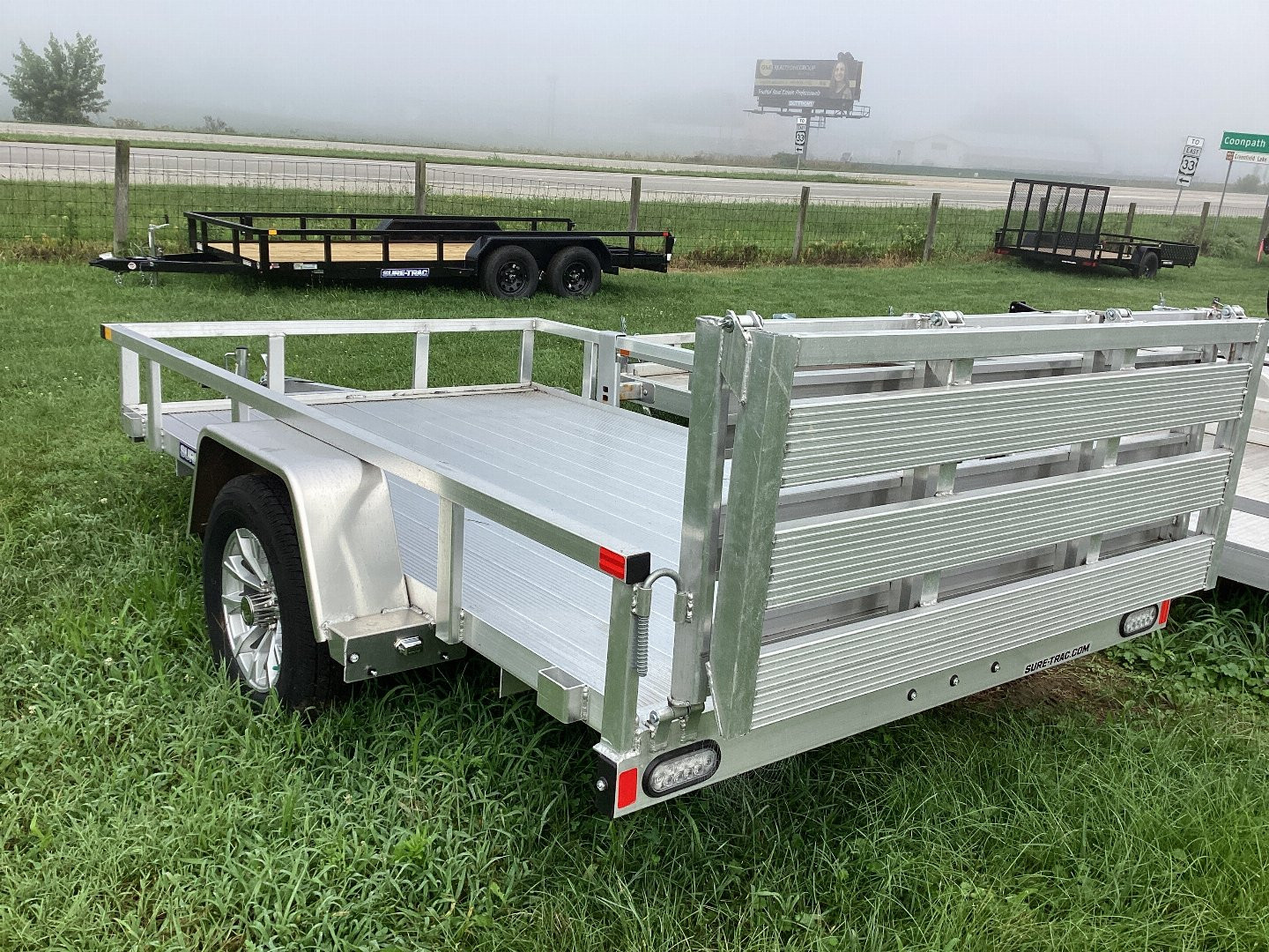 New 2025 SURE-TRAC 72 x 10 Aluminum Utility Trailer
