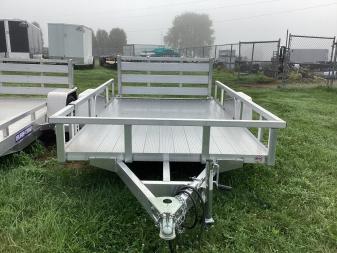 New 2025 SURE-TRAC 72 x 10 Aluminum Utility Trailer