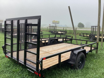 New 2025 Sure-Trac 82 x 12 Utility Trailer