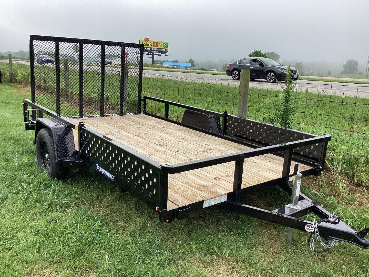 New 2025 Sure-Trac 82 x 12 Utility Trailer