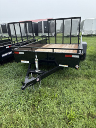 New 2025 Sure-Trac 72 x 10 Steel High Side Utility Trailer