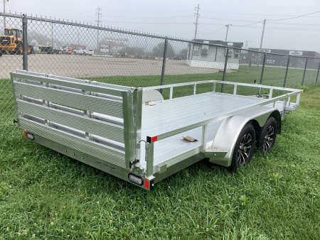 New 2025 SURE-TRAC 82 x 16 Aluminum Utility Trailer