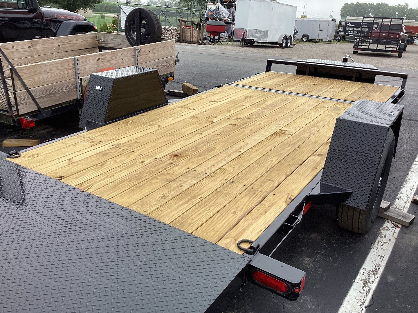 New 2025 Sure-Trac 78 x 12 +4 Equipment Trailer