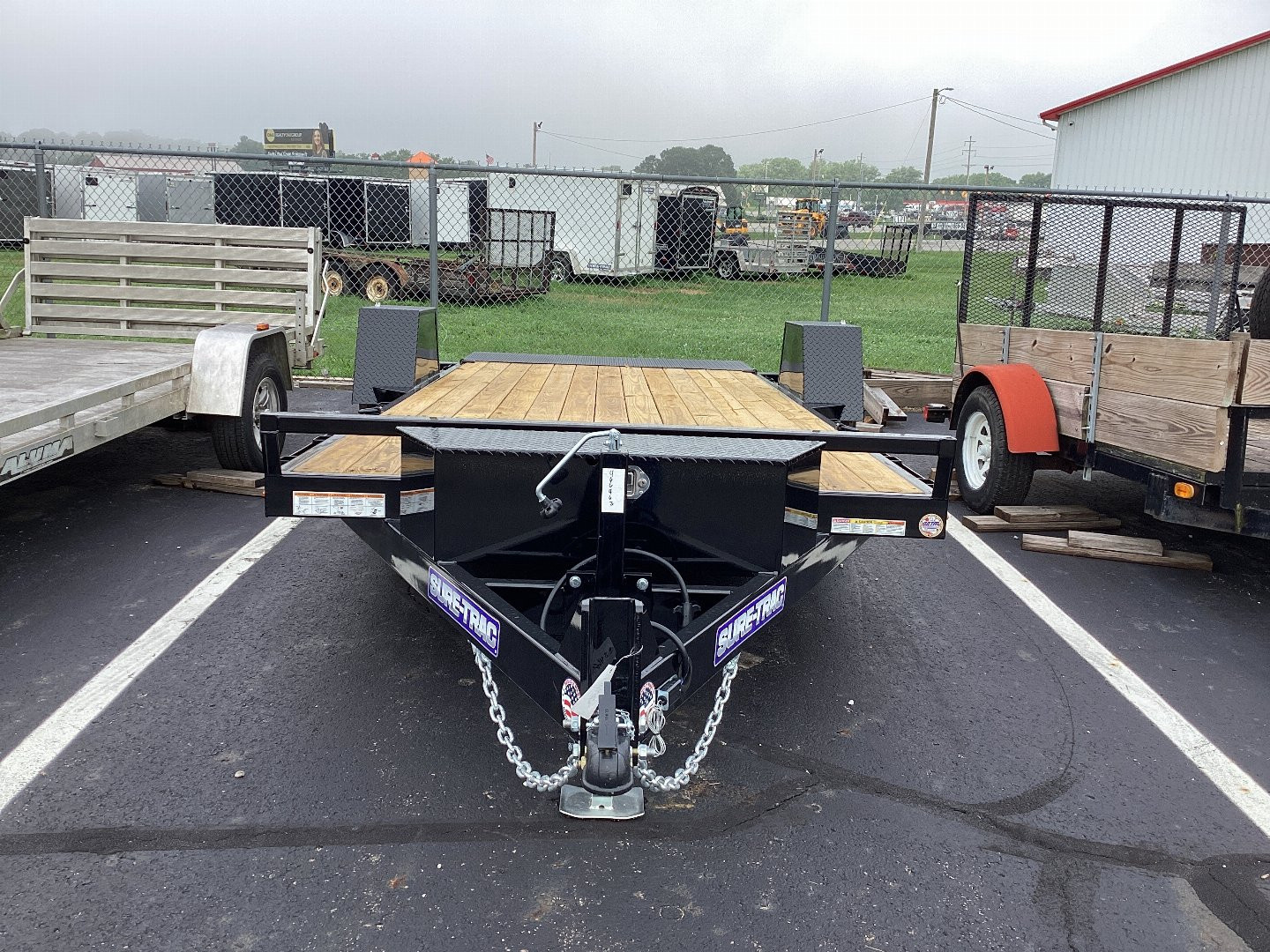 New 2025 Sure-Trac 78 x 12 +4 Equipment Trailer