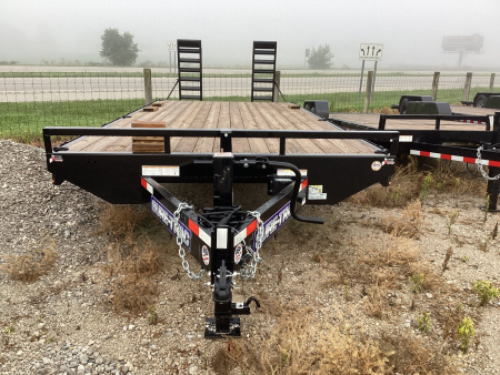 New 2025 Sure-Trac 102 x 18 + 4 Deckover Trailer