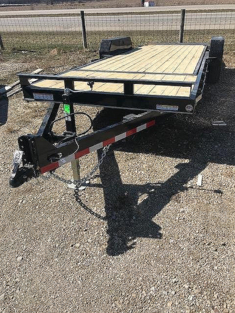New 2025 Sure-Trac 82 X 18 + 4 14K Tilt Bed Equipment Equipment Trailer