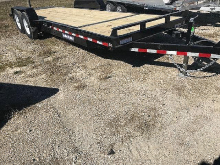 New 2025 Sure-Trac 82 X 18 + 4 14K Tilt Bed Equipment Equipment Trailer