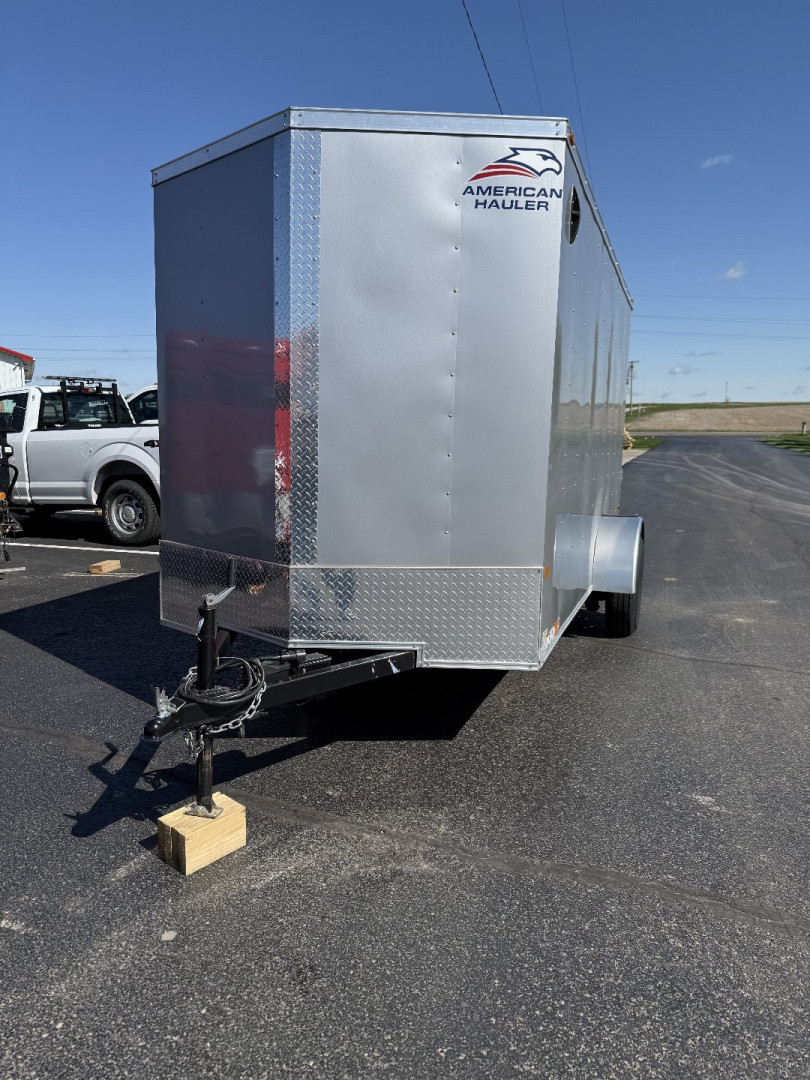 Used 2024 American Hauler 6 X 12 Cargo / Enclosed Trailer