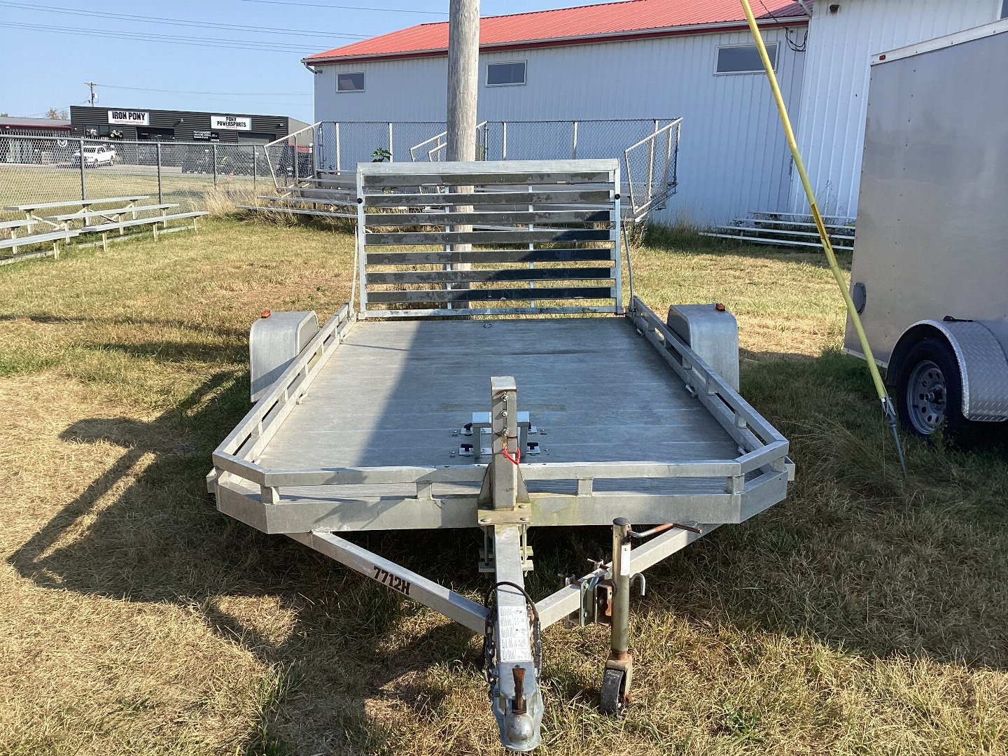 Used 2016 Aluma 7712H Equipment Trailer