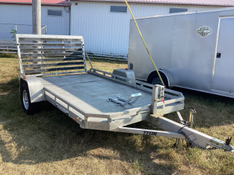 Used 2016 Aluma 7712H Equipment Trailer