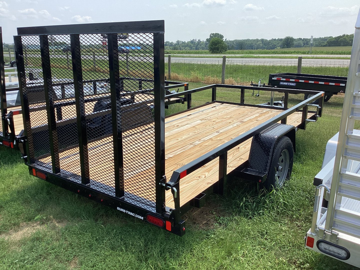 New 2024 Sure-Trac 6 x 12 Tube Top Utility Trailer  3K Idler