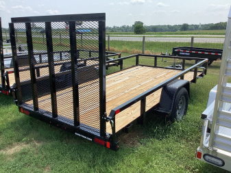 New 2024 Sure-Trac 6 x 12 Tube Top Utility Trailer  3K Idler