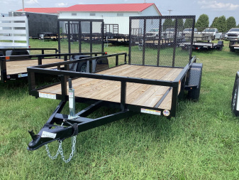 New 2026 Sure-Trac 6 x 12 Tube Top Utility Trailer 3K Idler Utility Trailer