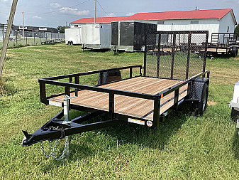 New 2026 Sure-Trac 6 x 12 Tube Top Utility Trailer 3K Idler Utility Trailer
