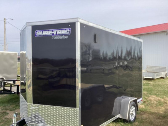 New SURE-TRAC 7X12 ENCLOSED TRAILER