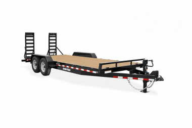 New 2024 SURE-TRAC 7 x 20 (18+2) Equipment Trailer 14K Equipment Trailer