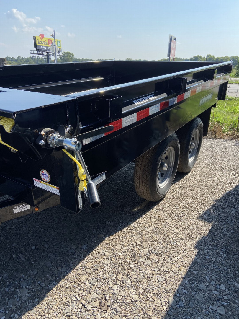 New 2024 SURE-TRAC 6 x 10 SD Low Profile Dump Trailer 10K Single Ram Dump Trailer