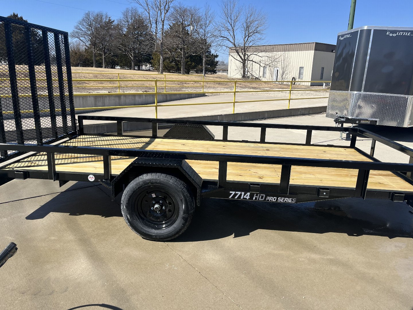 New 2025 Doolittle 77 X 14 TUBE TOP Utility Trailer
