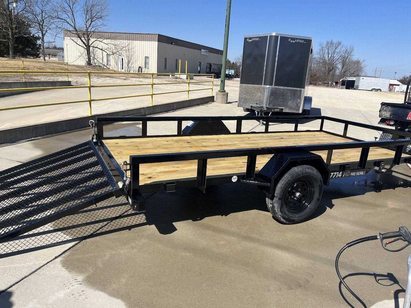 New 2025 Doolittle 77 X 14 TUBE TOP Utility Trailer