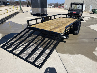 New 2025 Doolittle 77 X 14 TUBE TOP Utility Trailer