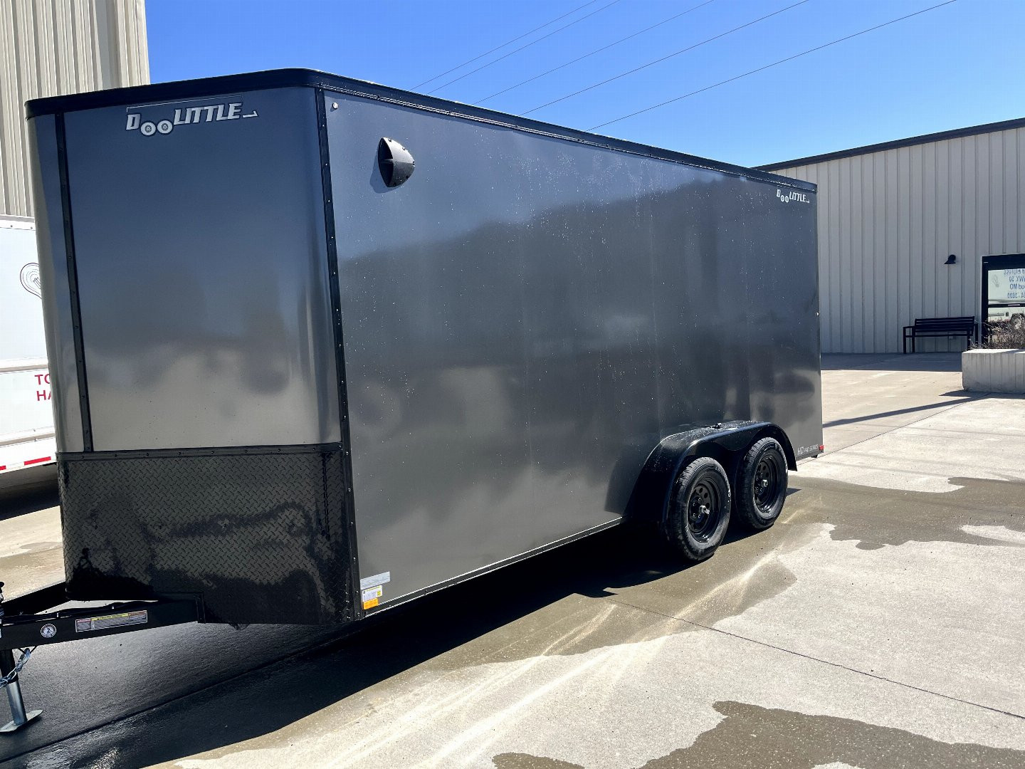 New 2025 Doolittle 7 X 16 BLACKOUT Cargo / Enclosed Trailer