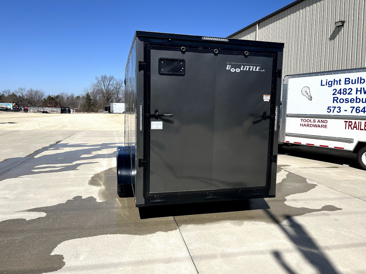 New 2025 Doolittle 7 X 16 BLACKOUT Cargo / Enclosed Trailer