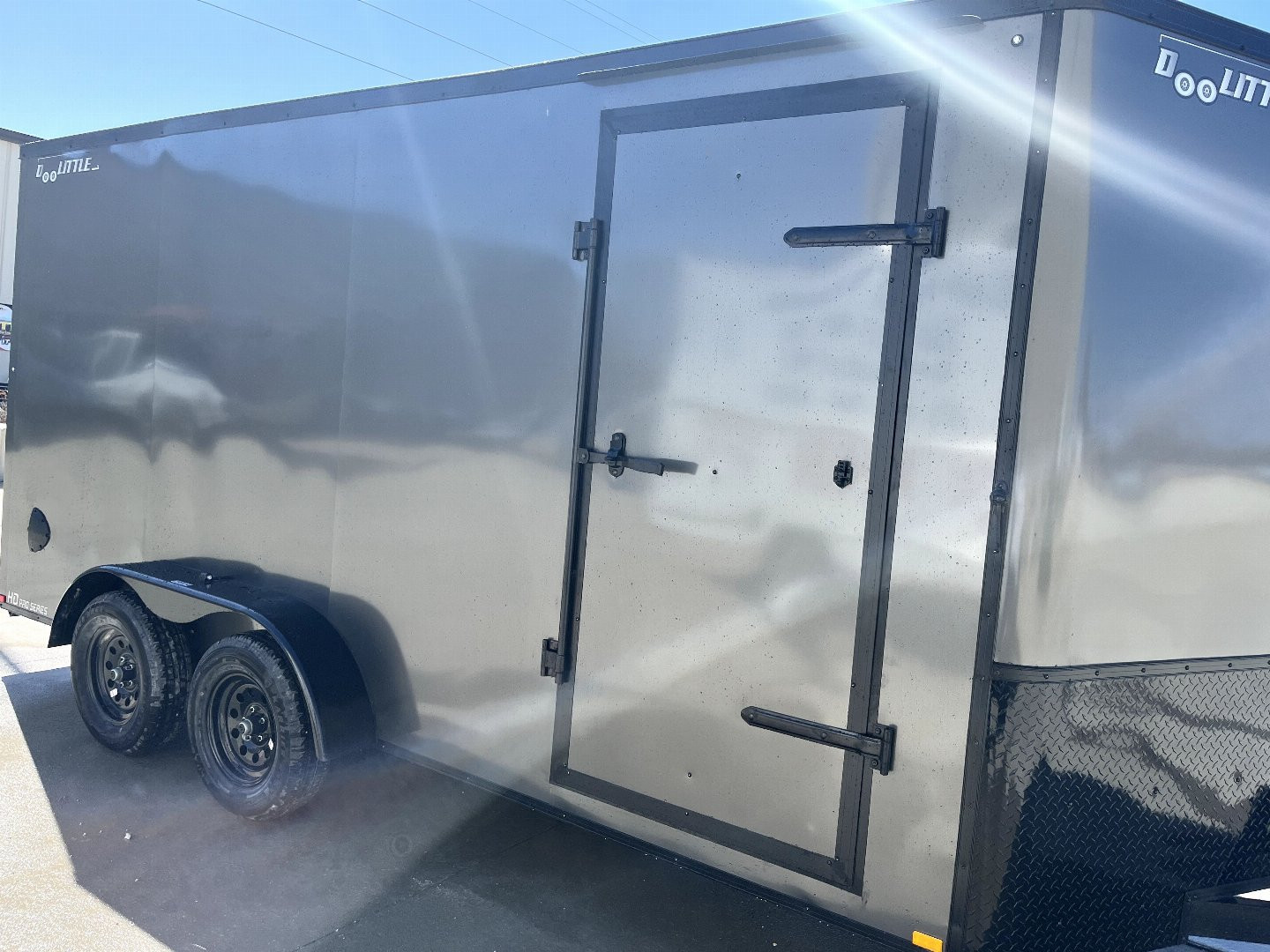 New 2025 Doolittle 7 X 16 BLACKOUT Cargo / Enclosed Trailer