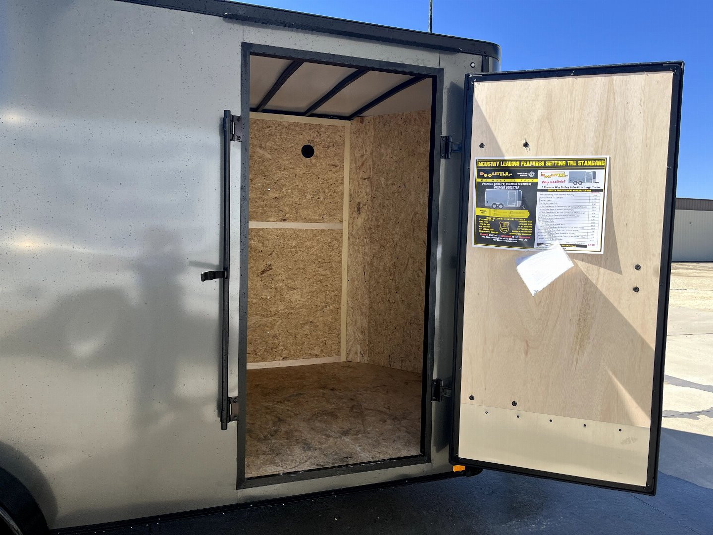 New 2025 Doolittle 7 X 16 BLACKOUT Cargo / Enclosed Trailer