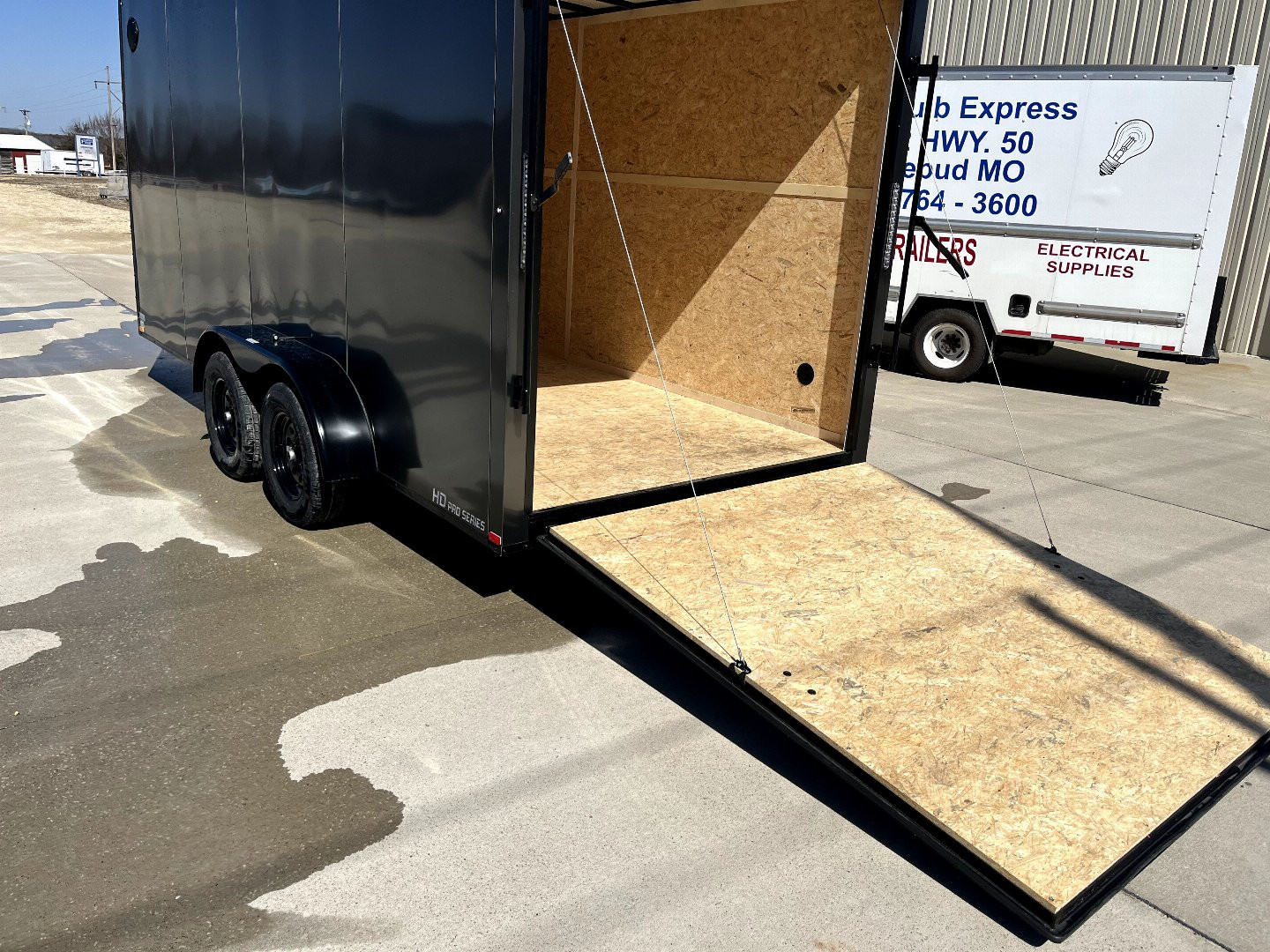 New 2025 Doolittle 7 X 16 BLACKOUT Cargo / Enclosed Trailer