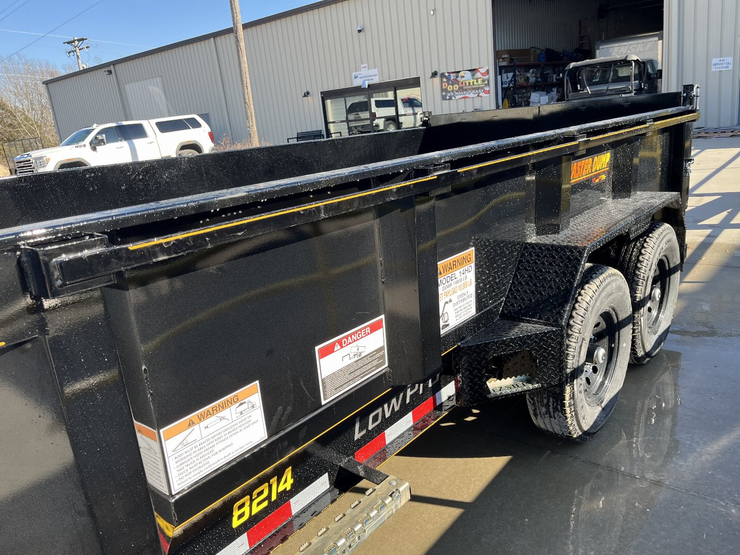 New 2024 DOOLITTLE TRAILERS 82 x 14 14K SCISSOR LIFT Dump Trailer