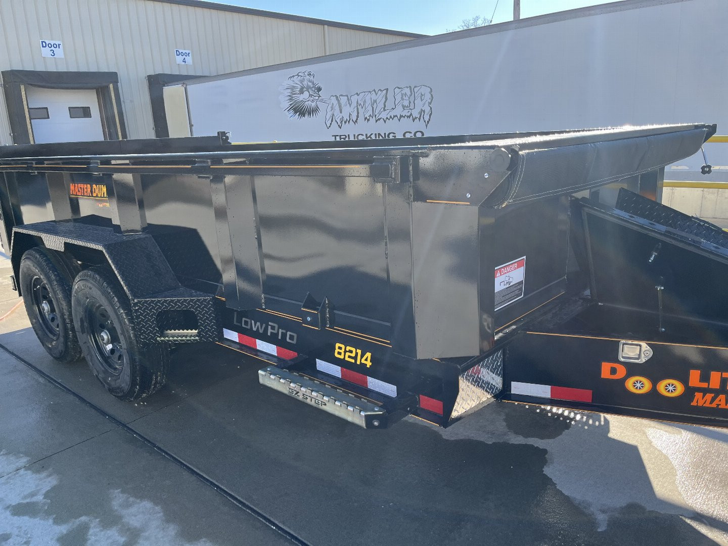 New 2024 DOOLITTLE TRAILERS 82 x 14 14K SCISSOR LIFT Dump Trailer