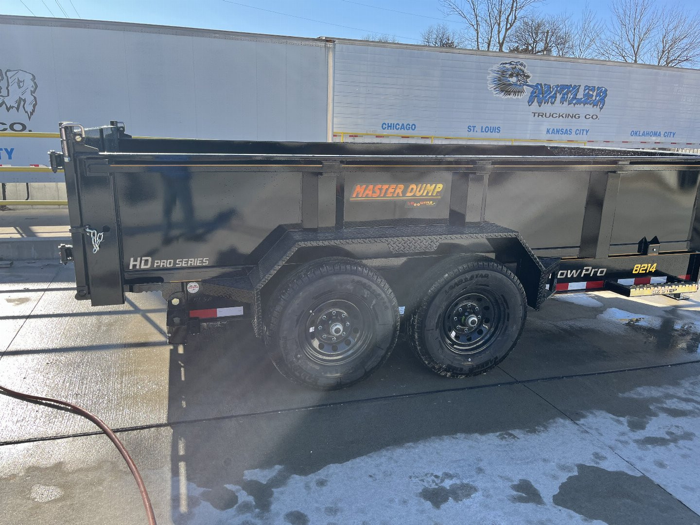 New 2024 DOOLITTLE TRAILERS 82 x 14 14K SCISSOR LIFT Dump Trailer