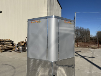 New 2024 DOOLITTLE 6 x 12 SILVER FROST RAISED ROOF Cargo / Enclosed Trailer