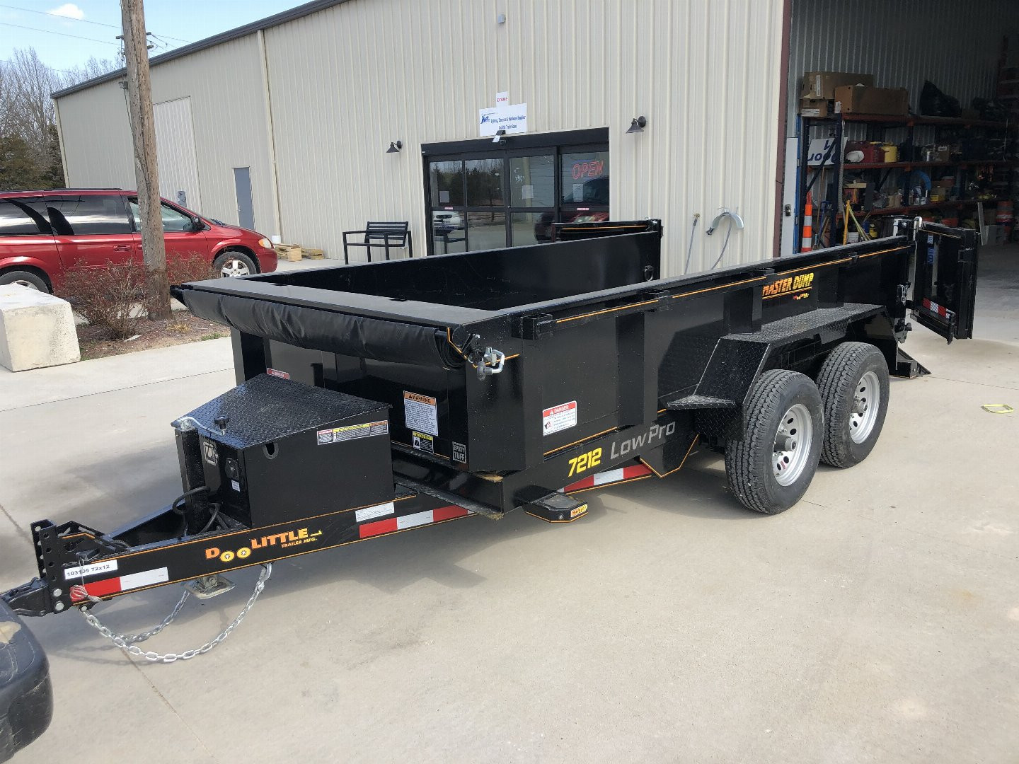 New 2023 Doolittle 72 X 12 10K Master Dump Trailer
