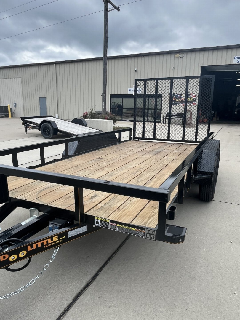 New 2024 DOOLITTLE TRAILERS 77 X 14 7K TUBE TOP Utility Trailer