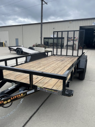 New 2024 DOOLITTLE TRAILERS 77 X 14 7K TUBE TOP Utility Trailer