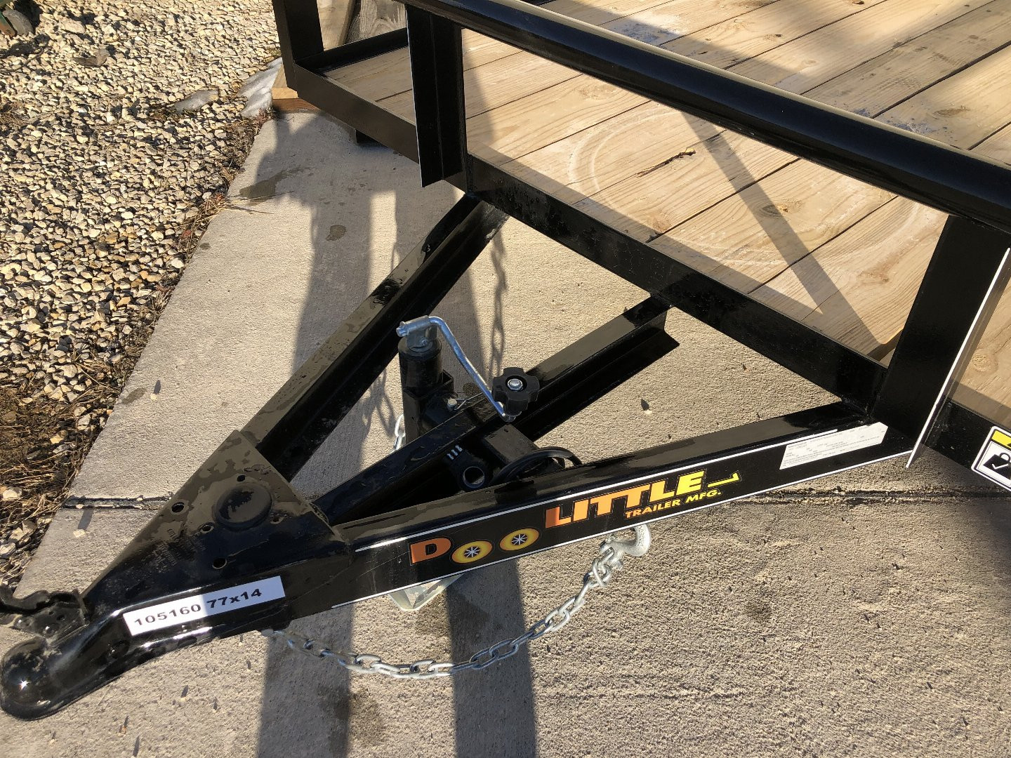 New 2024 Doolittle 77 x 14 2990 LB TUBE TOP Utility Trailer