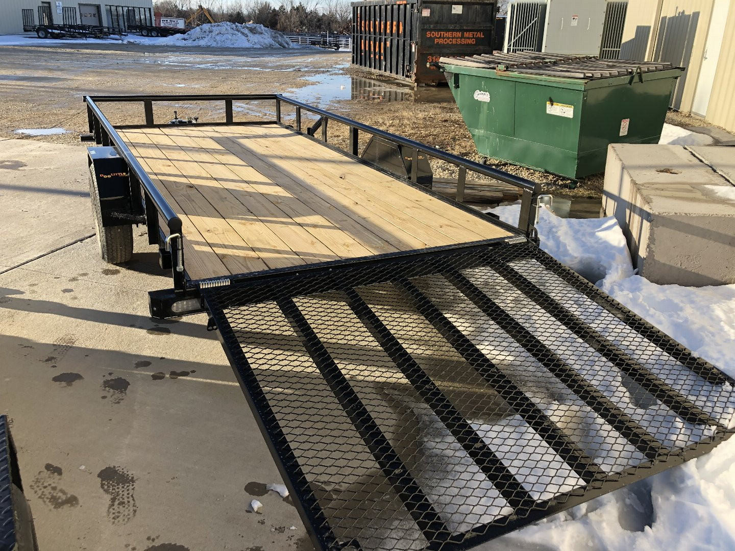 New 2024 Doolittle 77 x 14 2990 LB TUBE TOP Utility Trailer