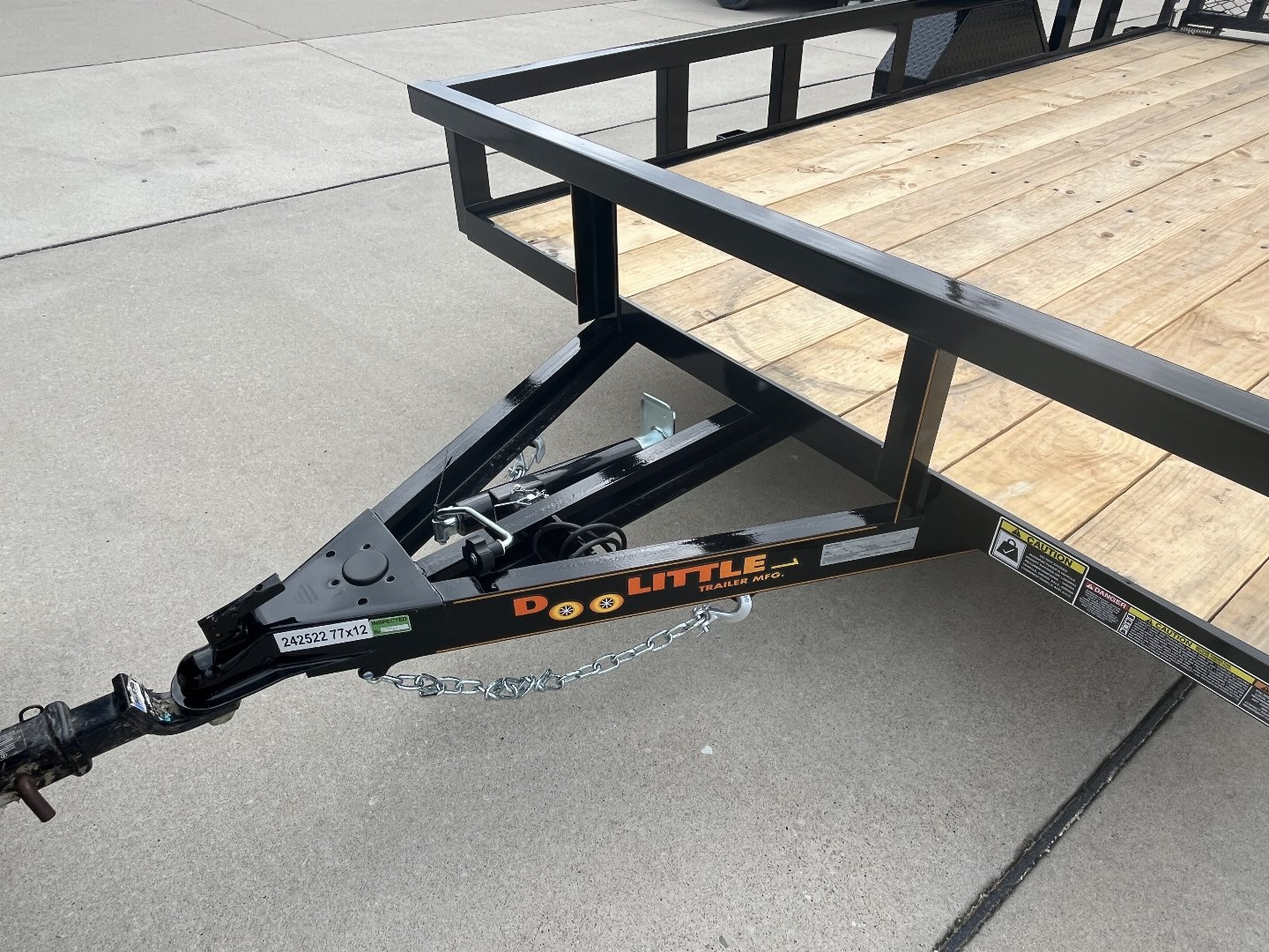 New 2024 DOOLITTLE TRAILERS 77 x 12 TUBE TOP Utility Trailer